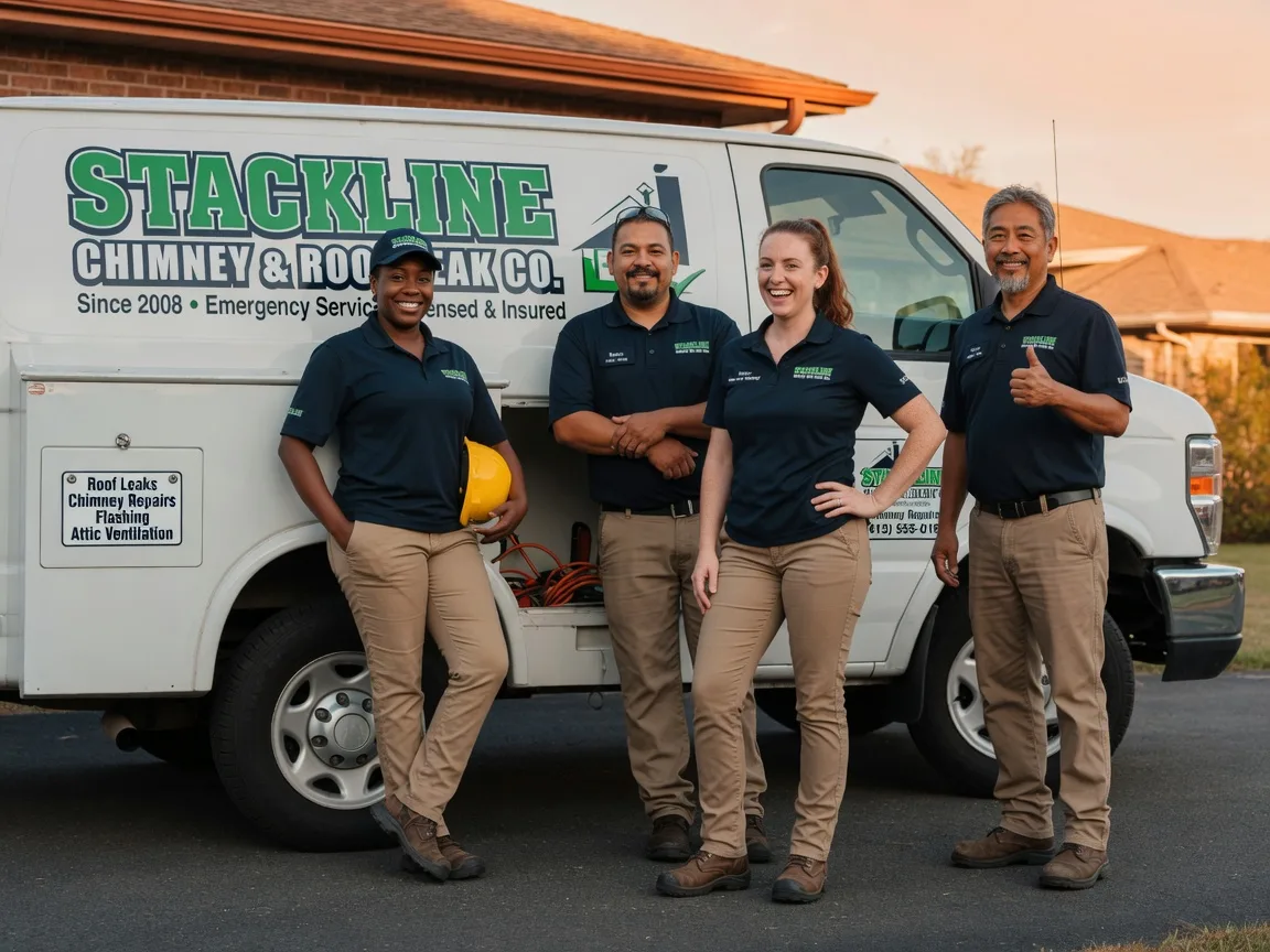Chimney flashing repair company in Leicester, NC